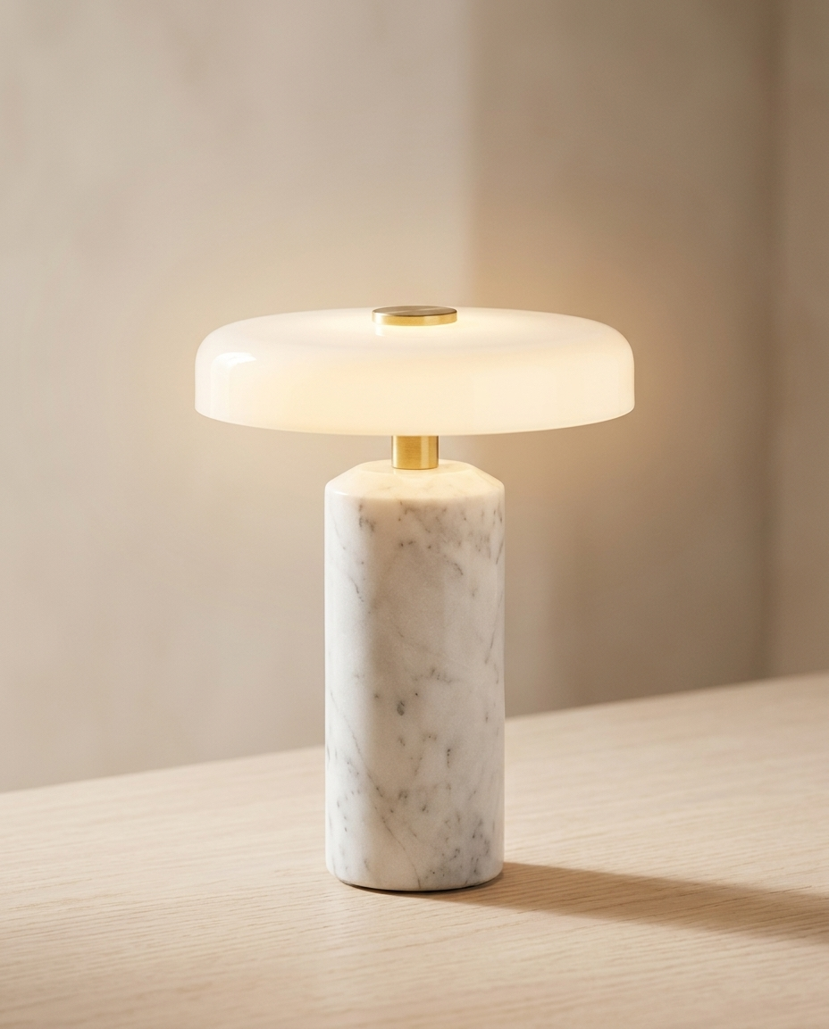 Marble Rechargeable Table Lamp