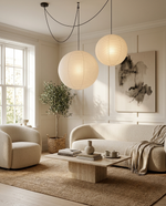 Rice Paper Globe Pendant Light