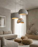 Modern Wabi-Sabi Dome Pendant Light